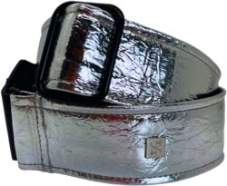 Guitar strap Get m get m Distressed Vernice Silver