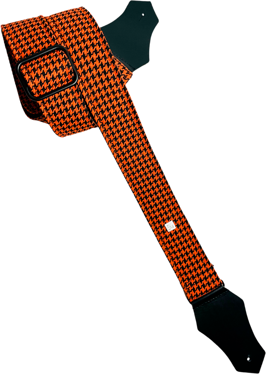 Get M Get M Fly Hounds Tooth Orange - Guitar strap - Variation 1