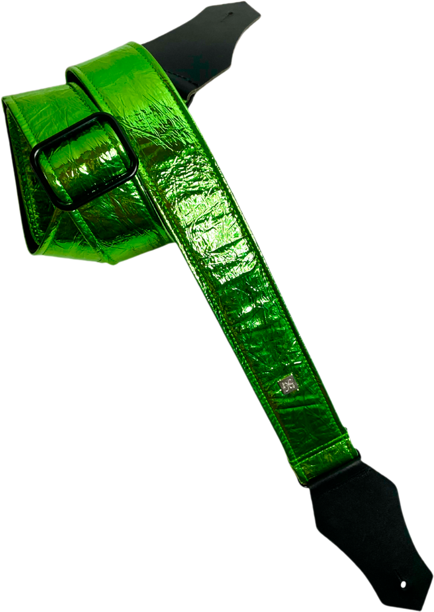 Get M Get M Distressed Vernice Green - Guitar strap - Variation 1