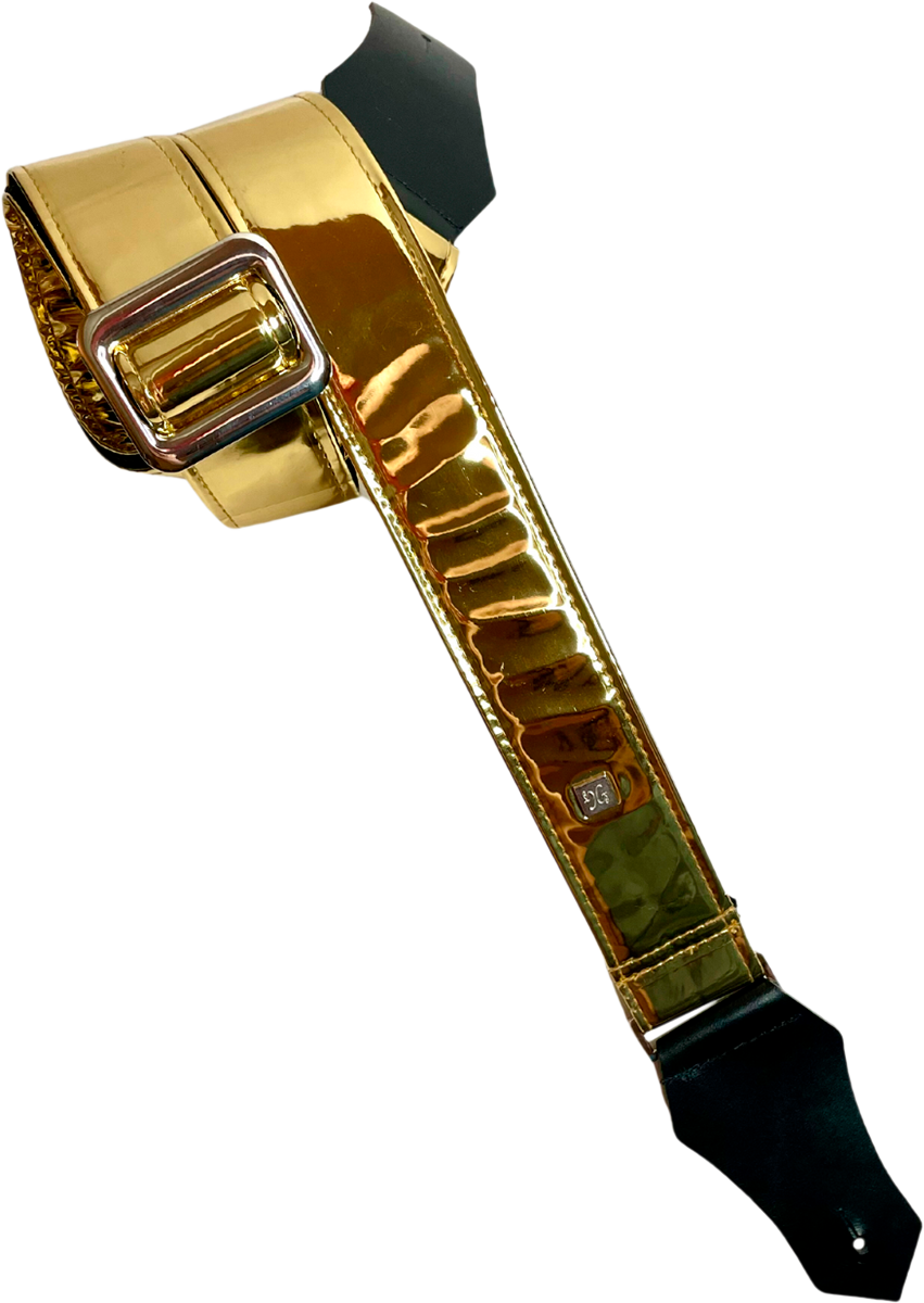 Get M Get M Mirror Reflective Gold - Guitar strap - Variation 1