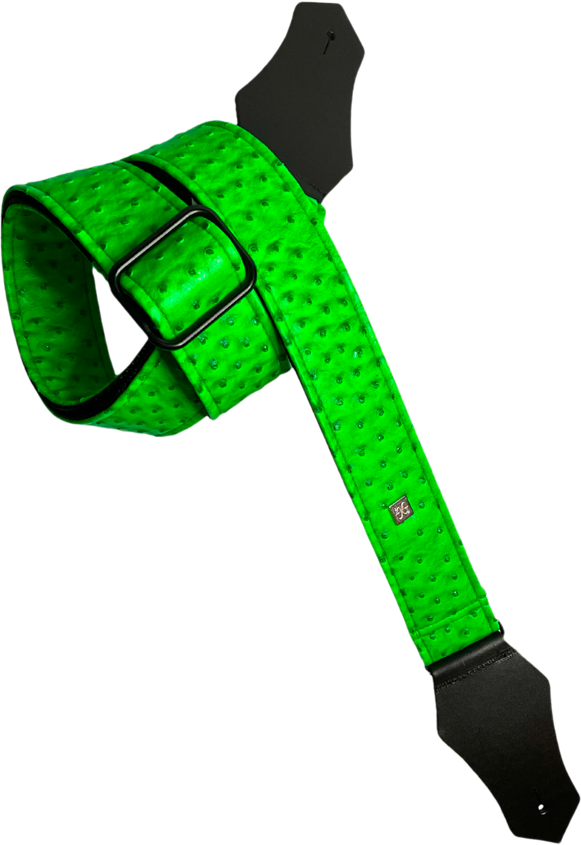 Get M Get M Ostrich Neon Green - Guitar strap - Variation 1