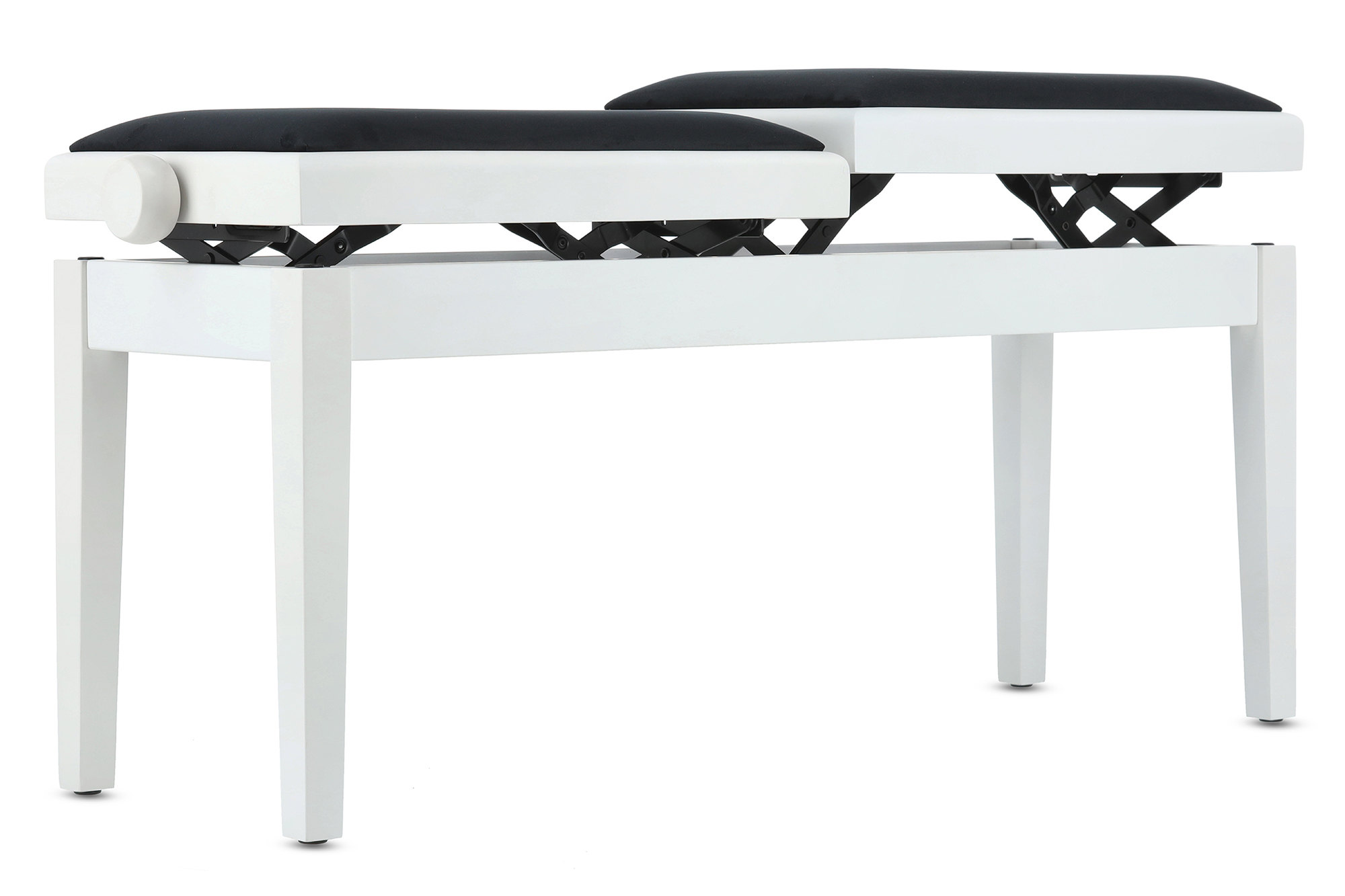 Gewa Banquette Piano Deluxe Double Blanc Mat - Piano bench - Variation 4