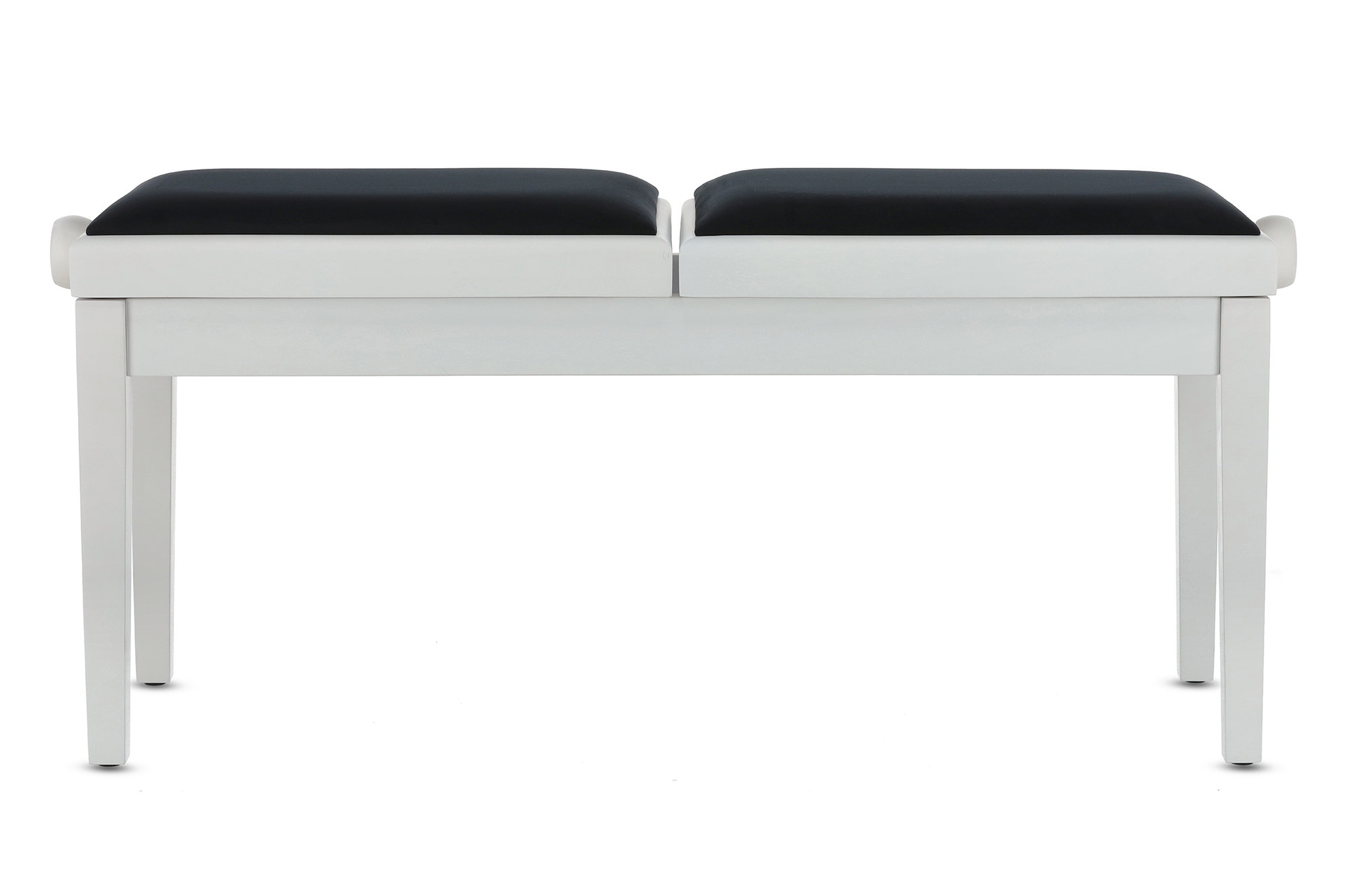 Gewa Banquette Piano Deluxe Double Blanc Mat - Piano bench - Variation 5