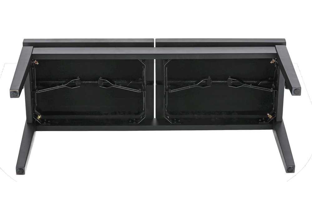 Gewa Banquette Piano Deluxe Double Noir Mat - Piano bench - Variation 4