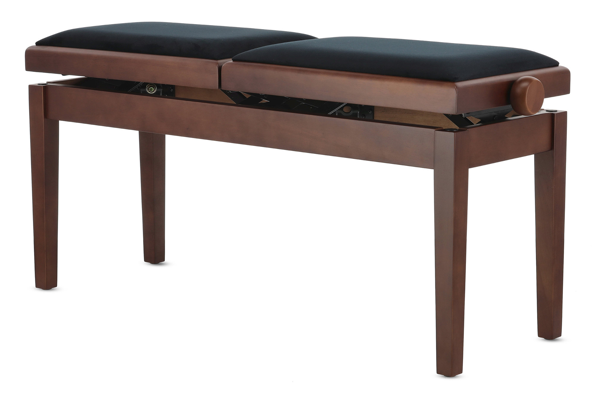 Gewa Banquette Piano Deluxe Double Noyer Mat - Piano bench - Variation 3