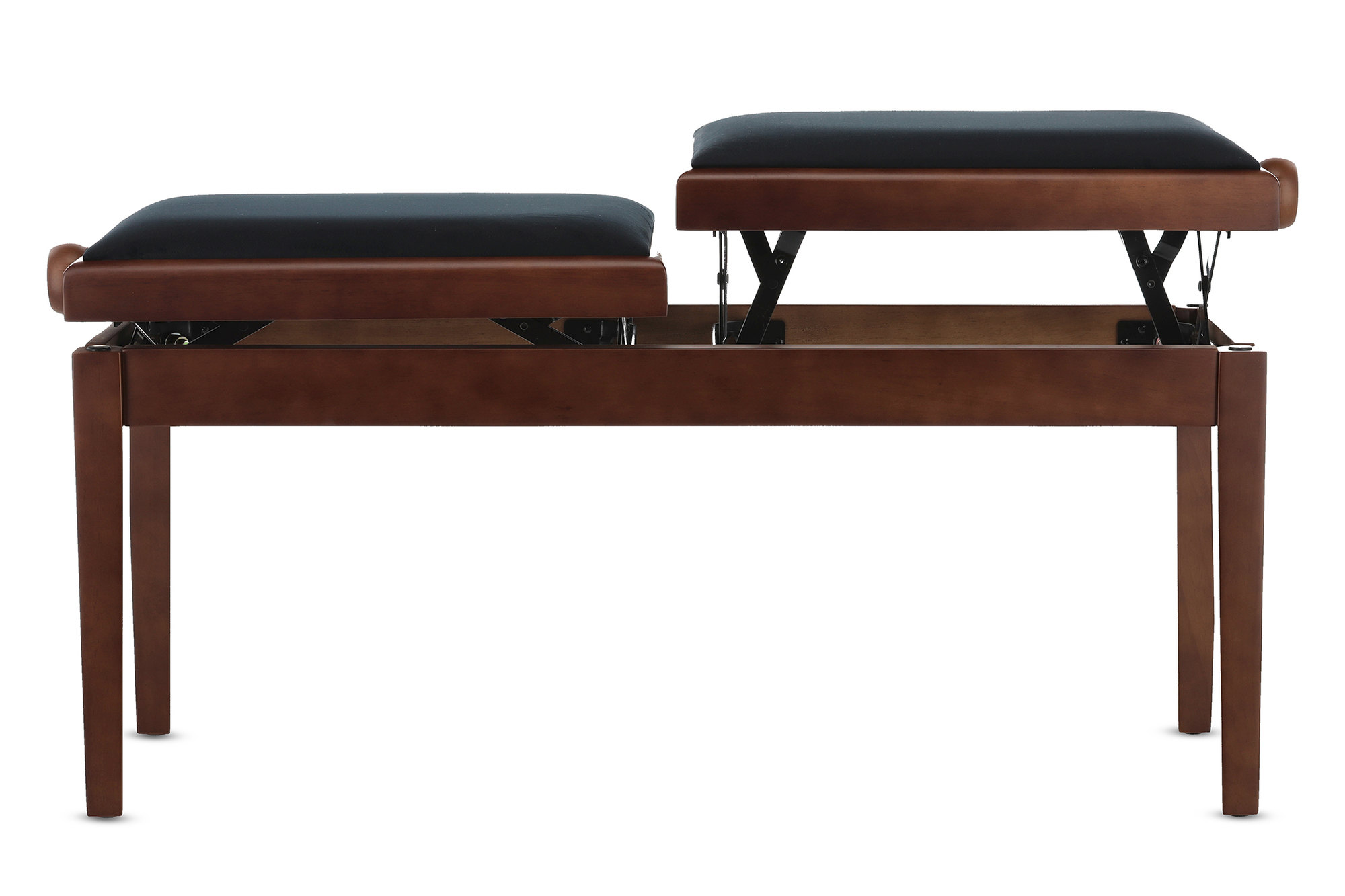 Gewa Banquette Piano Deluxe Double Noyer Mat - Piano bench - Variation 4