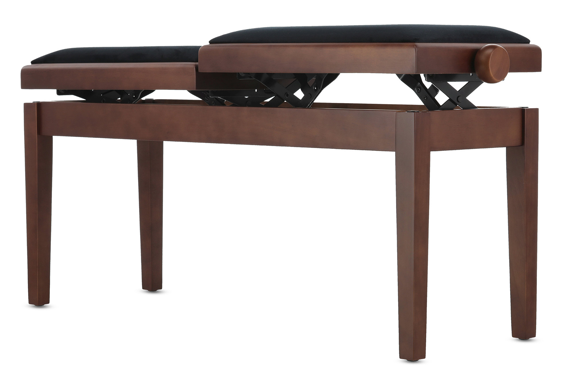 Gewa Banquette Piano Deluxe Double Noyer Mat - Piano bench - Variation 7