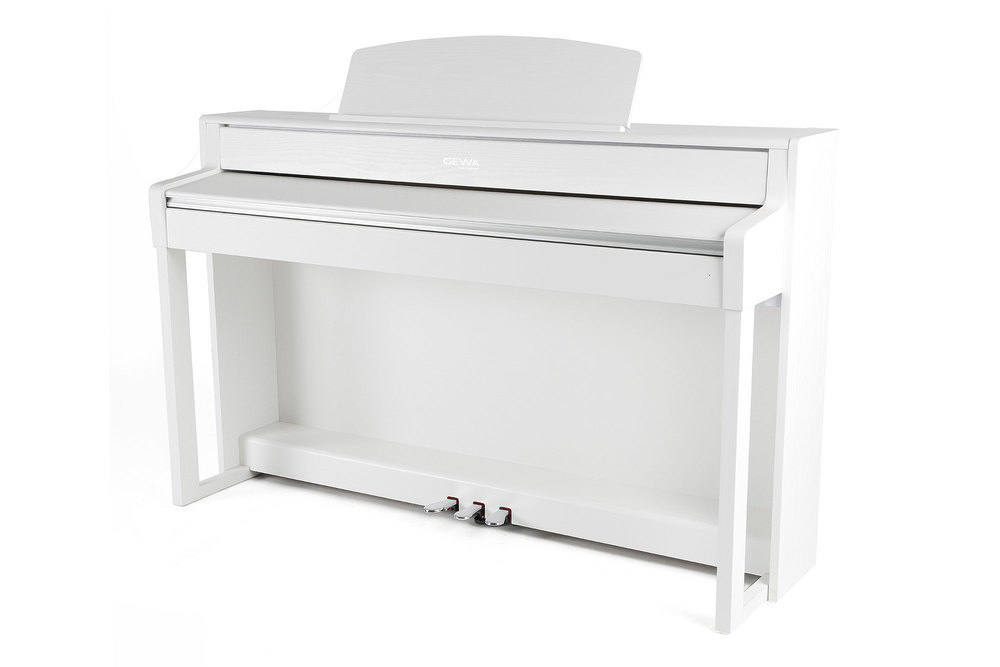 UP 385 G Blanc Digital piano with stand Gewa