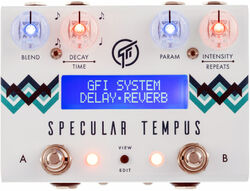 Reverb, delay & echo effect pedal Gfi system Specular Tempus Reverb Delay