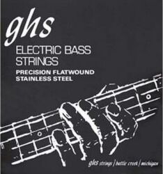 Electric bass strings Ghs 3025 Bass Precision Flat Wound 45-95 - Set of 4 strings