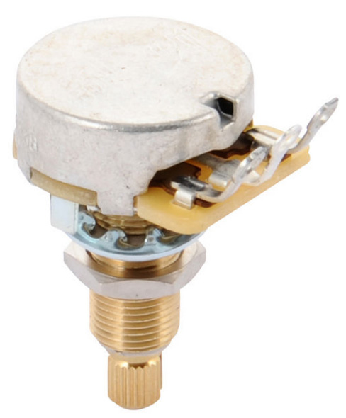 Gibson 500k Ohm Audio Taper Potentiometer Long Shaft - - Pot - Variation 2