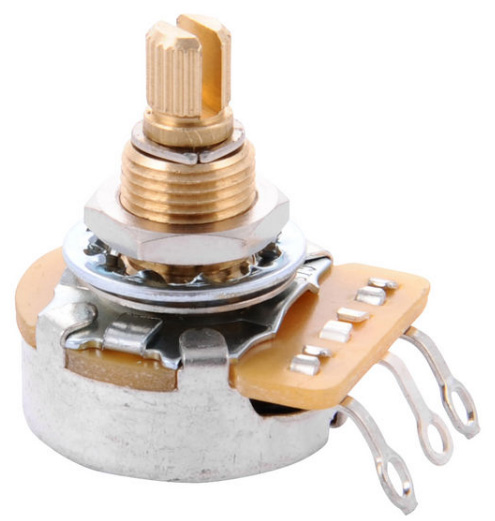 Gibson 500k Ohm Audio Taper Potentiometer Short Shaft - - Pot - Variation 1