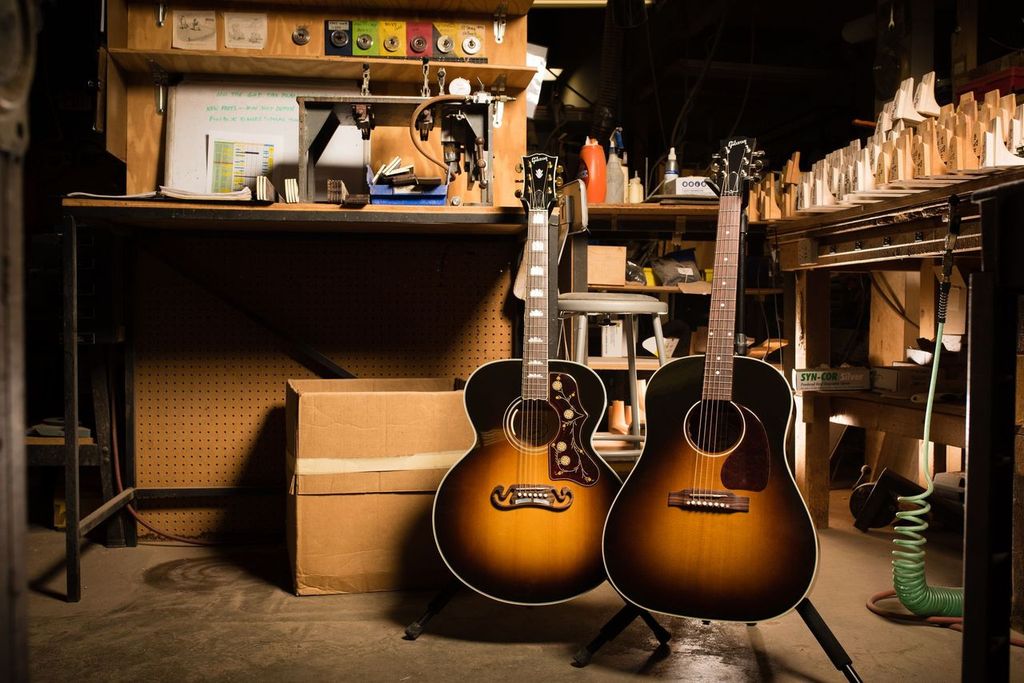 Gibson J-45 50s Original 2020 Dreadnought Epicea Acajou Rw - Vintage Sunburst - Electro acoustic guitar - Variation 4