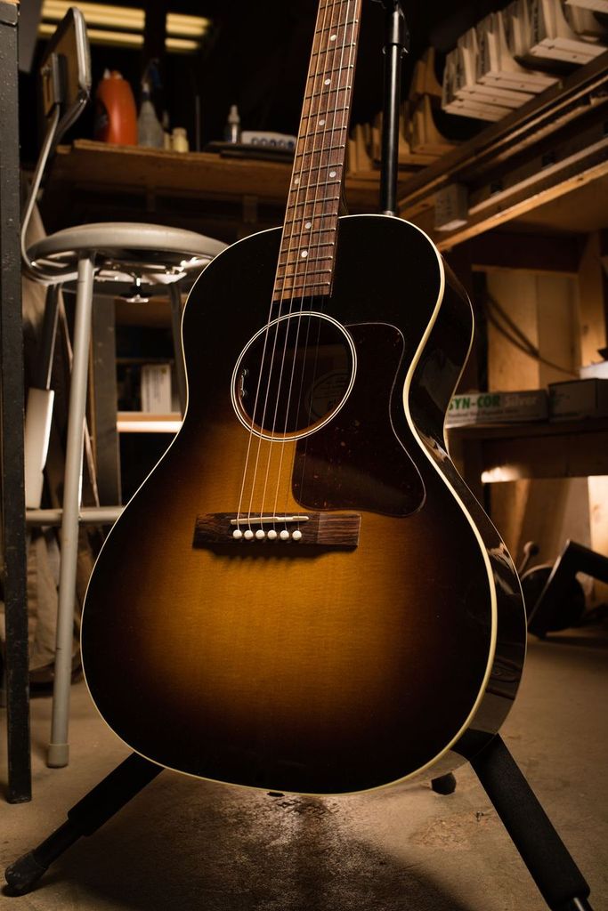 Gibson 50s Lg-2 2020 Auditorium Epicea Acajou Rw - Vintage Sunburst - Electro acoustic guitar - Variation 3