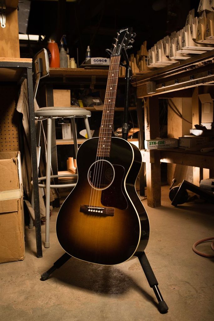 Gibson 50s Lg-2 2020 Auditorium Epicea Acajou Rw - Vintage Sunburst - Electro acoustic guitar - Variation 4