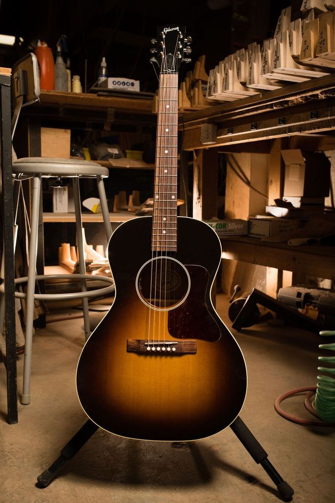 Gibson 50s Lg-2 2020 Auditorium Epicea Acajou Rw - Vintage Sunburst - Electro acoustic guitar - Variation 5