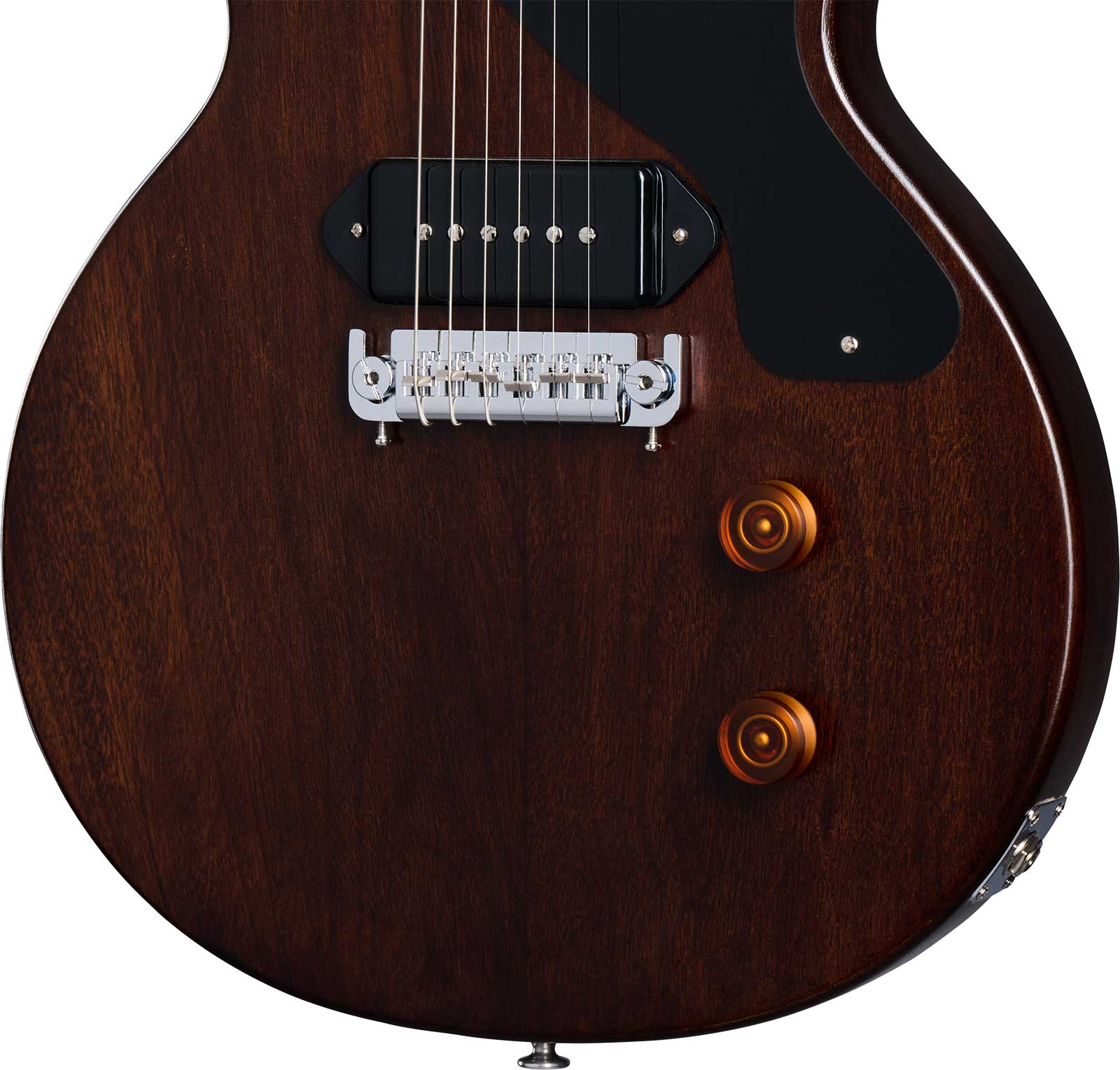 Gibson Charlie Starr Les Paul Junior Ltd Signature 1p90 Ht Rw - Dark Walnut - Signature electric guitar - Variation 3