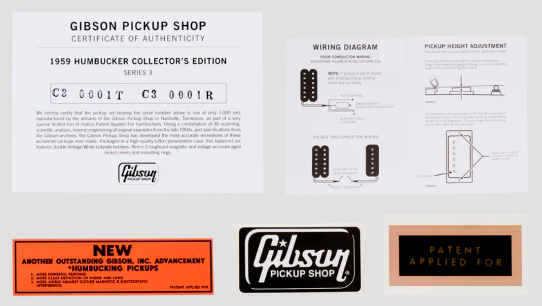 Gibson Collectors Edition 1959 Humbucker Series 3 Pickup Set - Electric guitar pickup - Variation 3