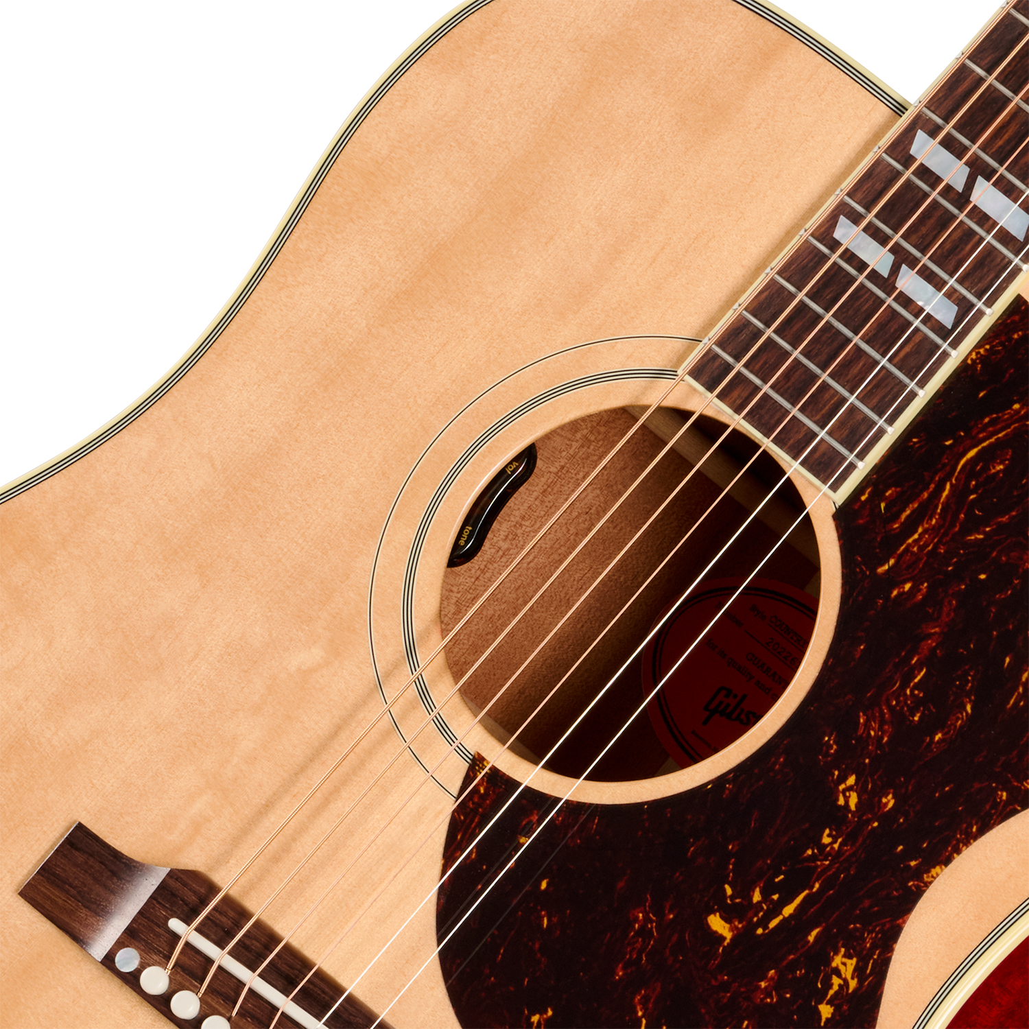 Gibson Country Western 60s Original (baggs Hifi Dna) Dreadnought Epicea Acajou Rw - Antique Natural - Folk guitar - Variation 2