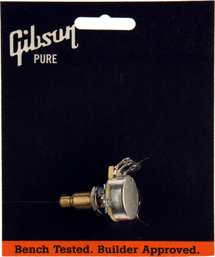 Gibson 500k Ohm Audio Taper Potentiometer Long Shaft - - Pot - Main picture