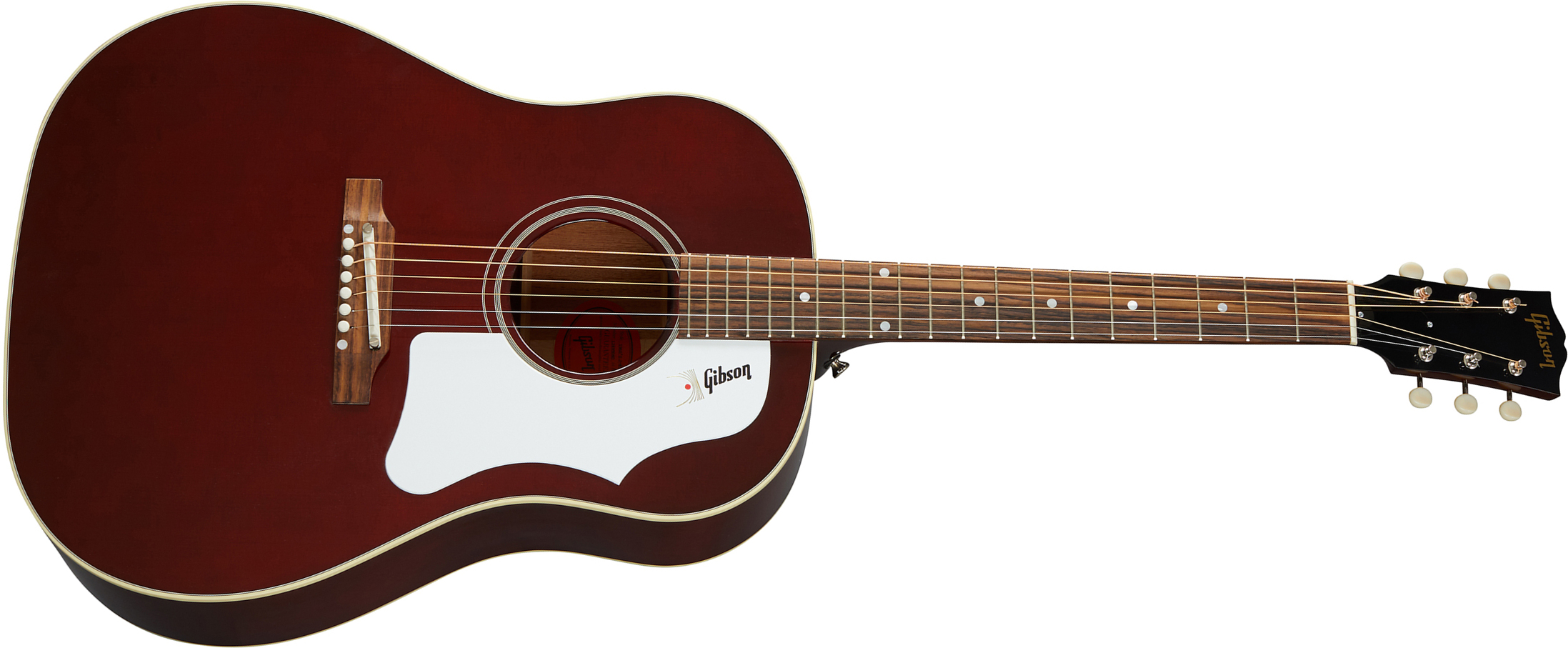 Gibson 60s J-45 Original 2020 Dreanought Epicea Acajou Rw - Wine Red - Acoustic guitar & electro - Main picture
