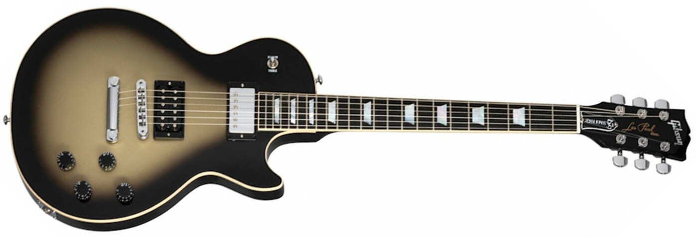 Gibson Adam Jones Les Paul Standard Signature 2h Ht Eb - Antique Silverburst - Single cut electric guitar - Main picture
