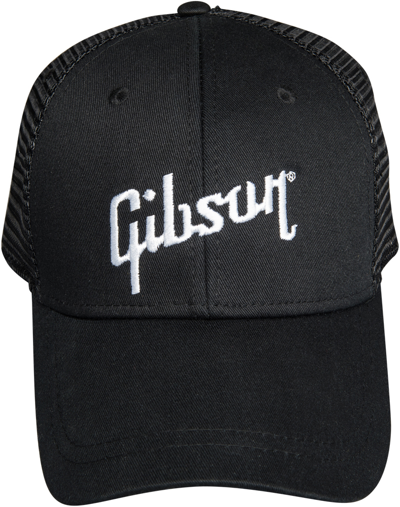 Gibson Black Trucker Snapback - Taille Unique - Cap - Main picture