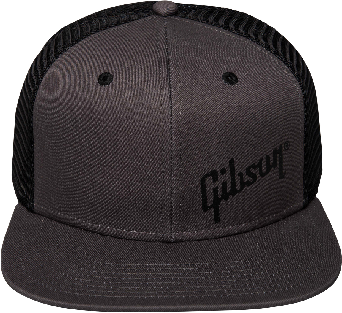 Gibson Charcoal Trucker Snapback - Taille Unique - Cap - Main picture