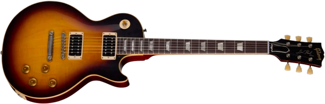 Gibson Custom Les Paul Standard 1958 Light Figured Maple Top Le Ltd 2h Ht Rw - Murphy Lab Heavy Aged Athens Burst - Single cut electric guitar - Main 