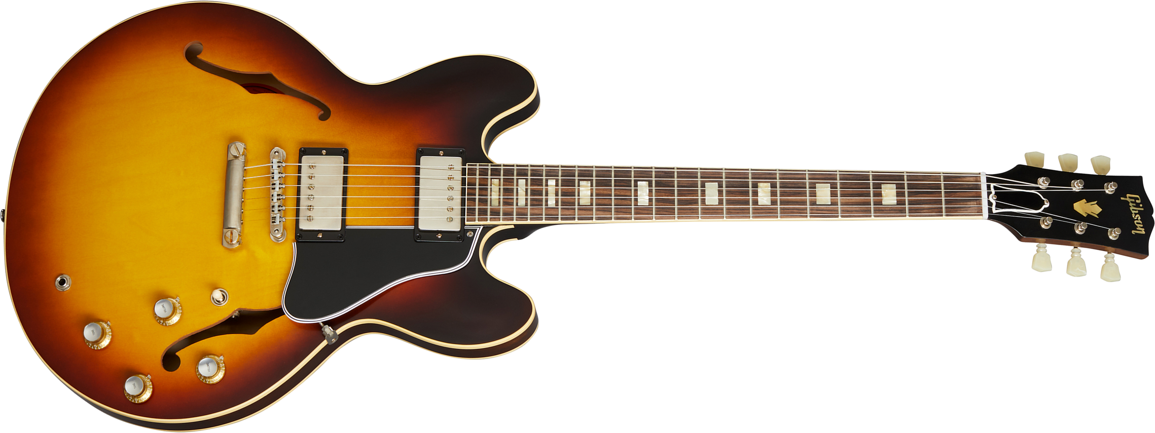 Gibson Custom Shop Historic Es-335 Reissue 1964 2h Ht Rw - Vos Vintage Burst - Semi-hollow electric guitar - Main picture
