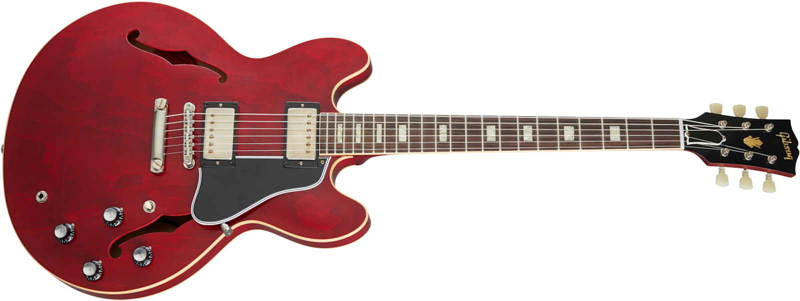 Gibson Custom Shop Historic Es-335 Reissue 1964 2h Ht Rw - Vos Sixties Cherry - Semi-hollow electric guitar - Main picture