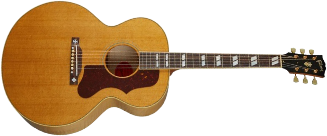 Gibson Custom Shop J-185 1952 Historic Jumbo Epicea Erable Rw - Vos Antique Natural - Folk guitar - Main picture