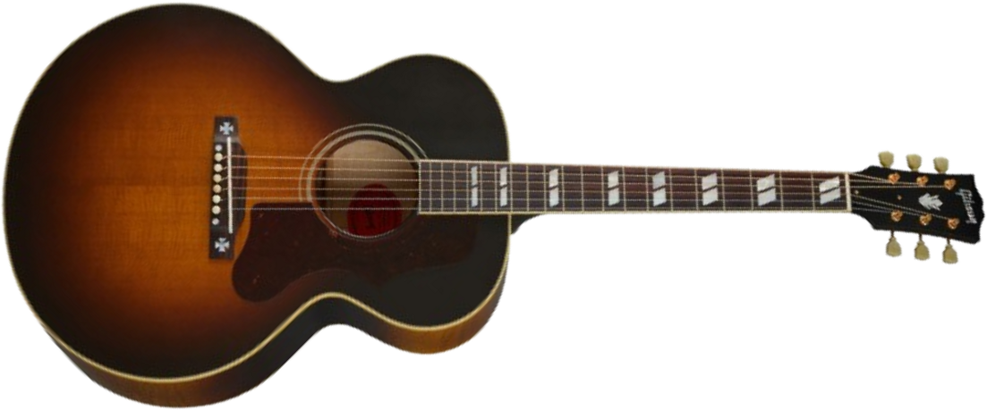 Gibson Custom Shop J185 1952 Historic Jumbo Epicea Erable Rw - Vos Vintage Sunburst - Folk guitar - Main picture