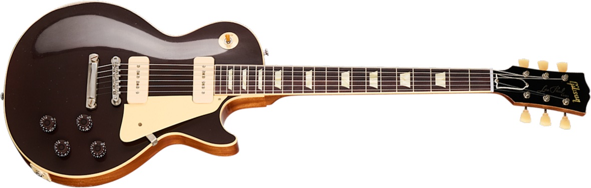 Gibson Custom Shop Les Paul 1955 Namm Show Commemorative 2s P90 Rw - Murphy Lab Light Aged Viceroy Brown - Single cut electric guitar - Main picture