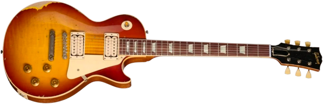 Gibson Custom Shop Les Paul 1957 Reissue Le Ltd 2h Ht Rw - Murphy Lab Ultra Heavy Aged Refin Burst - Single cut electric guitar - Main picture