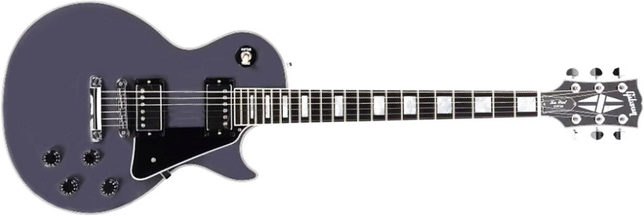 Gibson Custom Shop Les Paul Custom 2h Ht Eb - Arctic Blast - Single cut electric guitar - Main picture