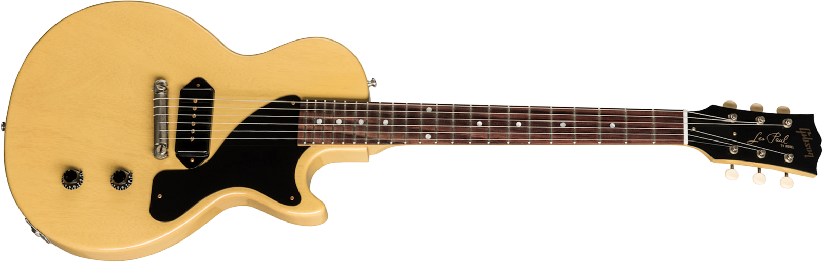 Gibson Custom Shop Les Paul Junior 1957 Single Cut Reissue P90 Ht Rw - Vos Tv Yellow - Single cut electric guitar - Main picture
