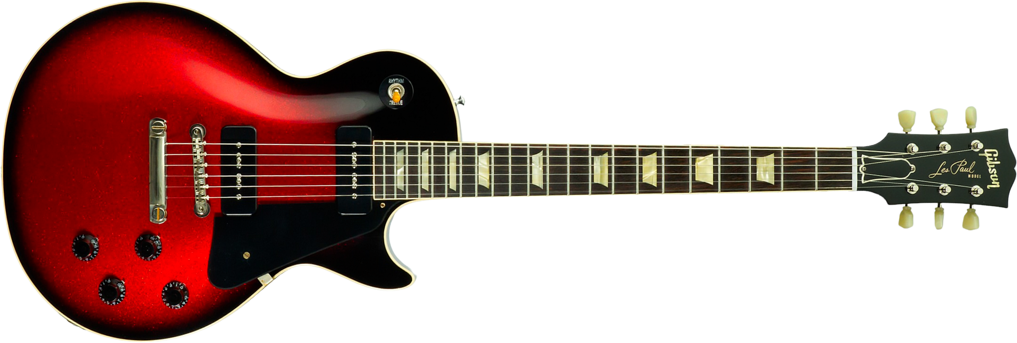 Gibson Custom Shop Les Paul Standard 1956 2p90 Ht Rw #65457 - Red Sparkle Burst - Single cut electric guitar - Main picture