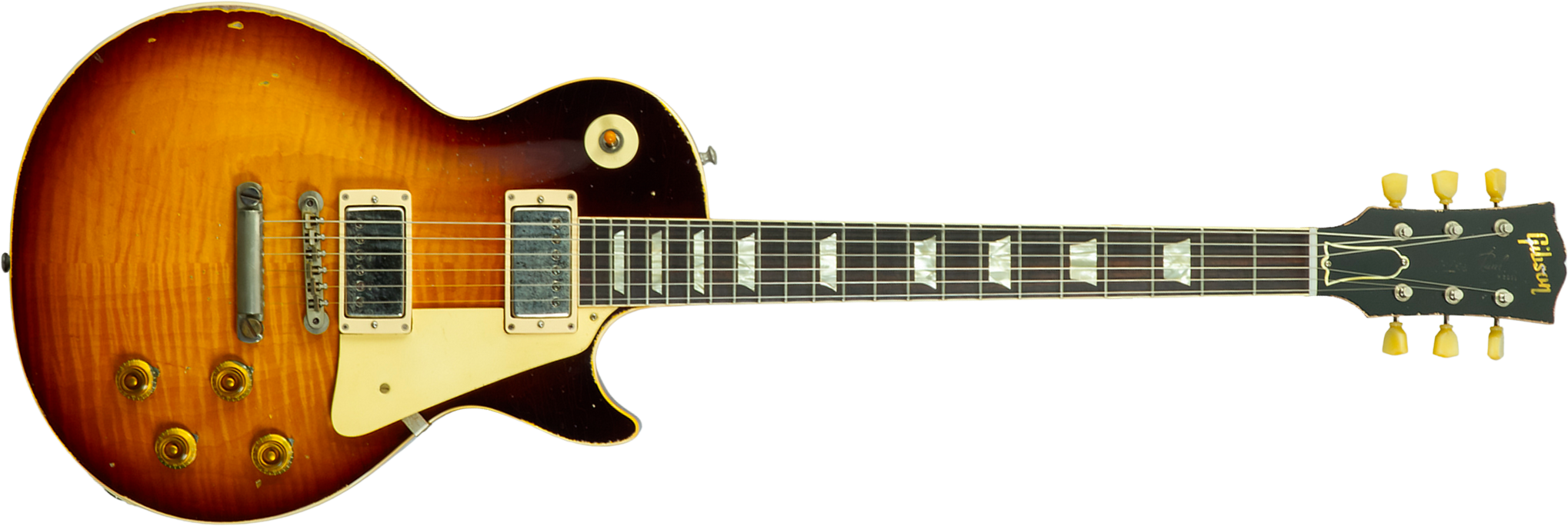 Gibson Custom Shop Les Paul Standard 1959 2h Ht Rw #961232 - Murphy Lab Aged Tobacco Sunburst - Single cut electric guitar - Main picture