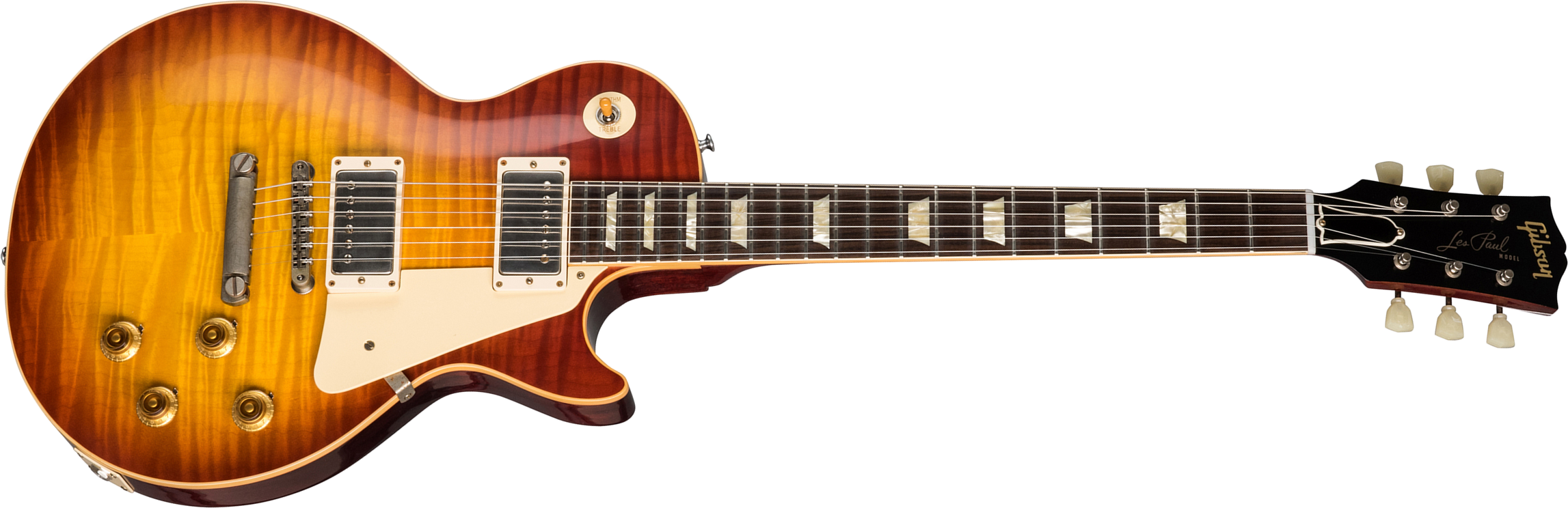 Gibson Custom Shop Les Paul Standard 1959 60th Anniversary Bolivian Rw - Vos Sunrise Teaburst - Single cut electric guitar - Main picture