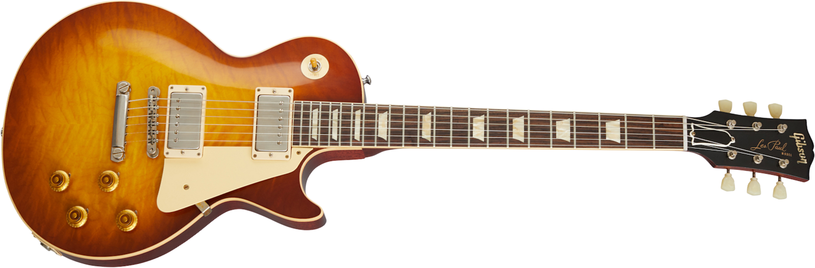 Gibson Custom Shop Les Paul Standard 1959 Reissue 2020 2h Ht Rw - Vos Iced Tea Burst - Single cut electric guitar - Main picture