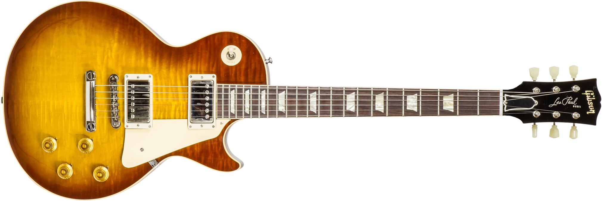 Gibson Custom Shop Les Paul Standard 1959 Reissue 2h Ht Rw #91818 - Gloss Iced Tea Burst - Single cut electric guitar - Main picture