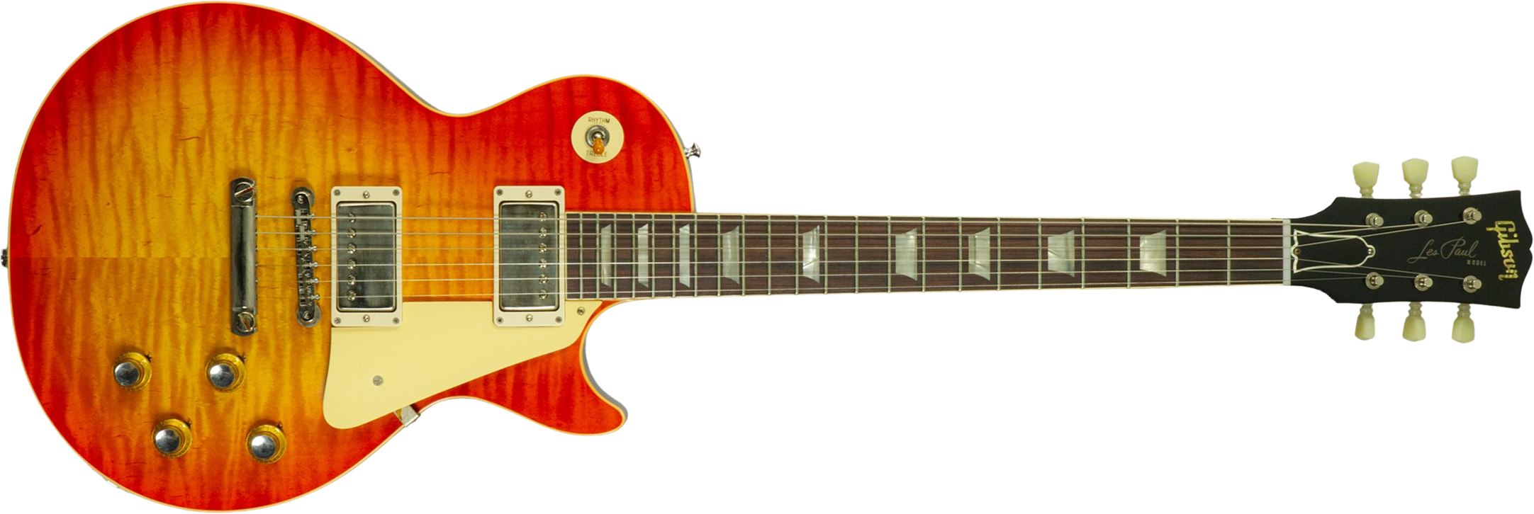 Gibson Custom Shop Les Paul Standard 1960 Reissue 2h Ht Rw #04552 - Vos Tangerine Burst - Single cut electric guitar - Main picture