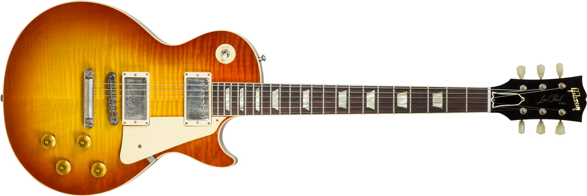 Gibson Custom Shop Les Paul Standard 1960 V1 60th Anniversary #001496 - Vos Antiquity Burst - Single cut electric guitar - Main picture
