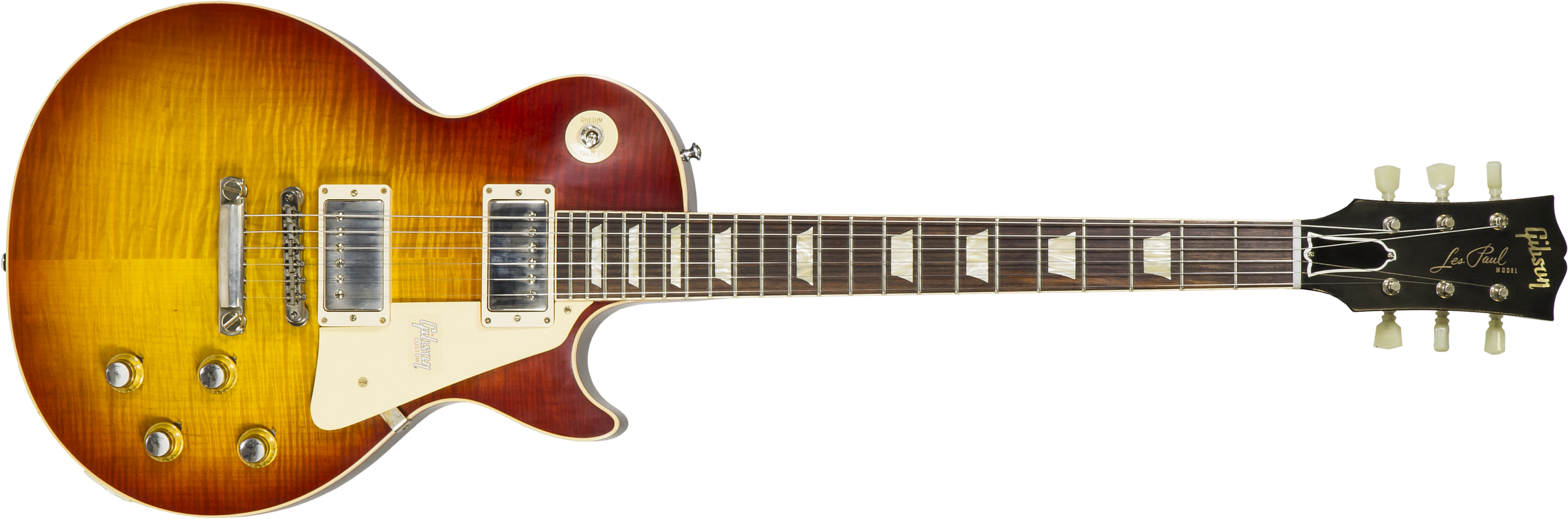 Gibson Custom Shop Les Paul Standard 1960 V2 60th Anniversary 2h Ht Rw - Vos Tomato Soup Burst - Single cut electric guitar - Main picture