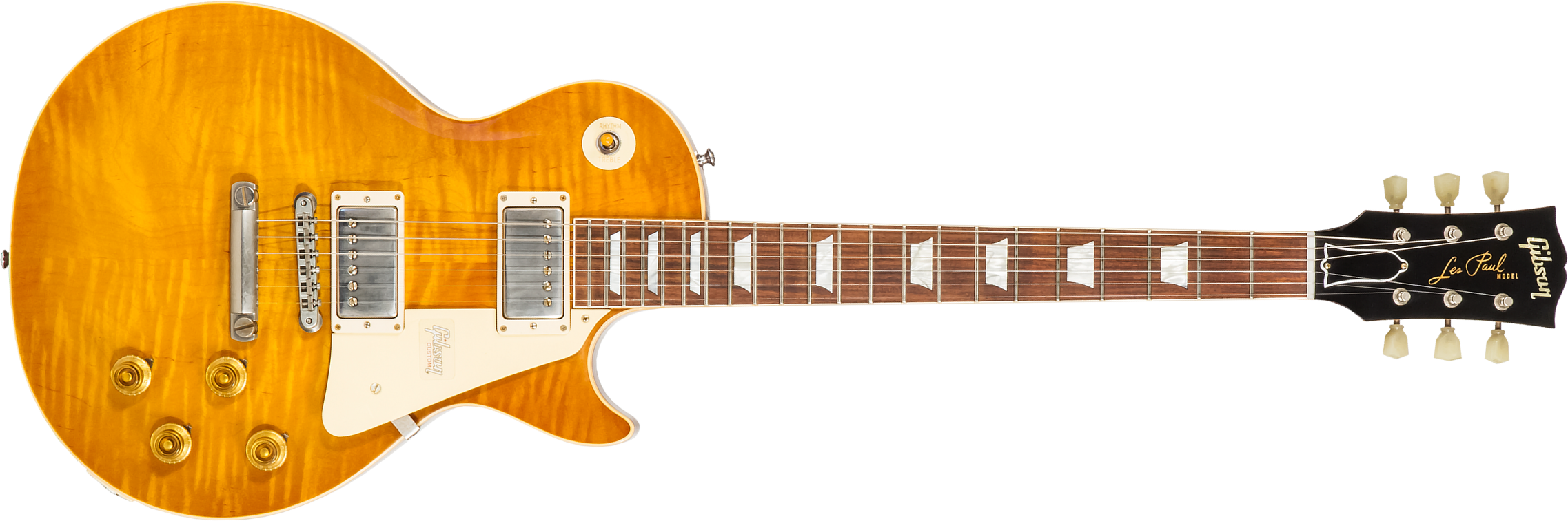 Gibson Custom Shop Les Paul Standard Burstdriver 2h Ht Rw #871130 - Vos Amber Ale - Single cut electric guitar - Main picture