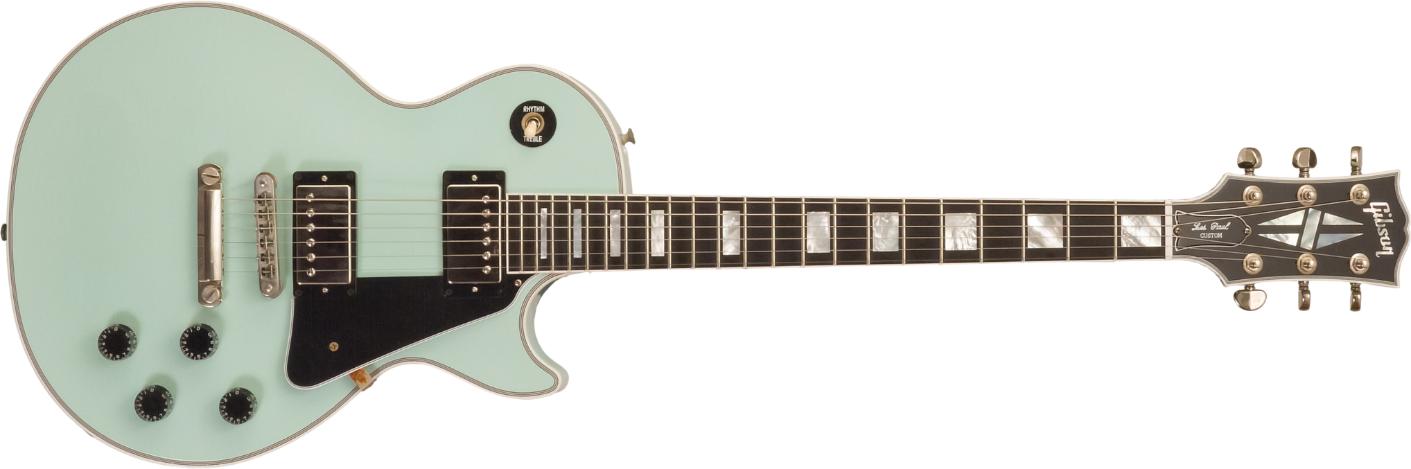 Gibson Custom Shop M2m Les Paul Custom 2h Ht Eb #cs501799 - Murphy Lab Aged Kerry Green - Single cut electric guitar - Main picture