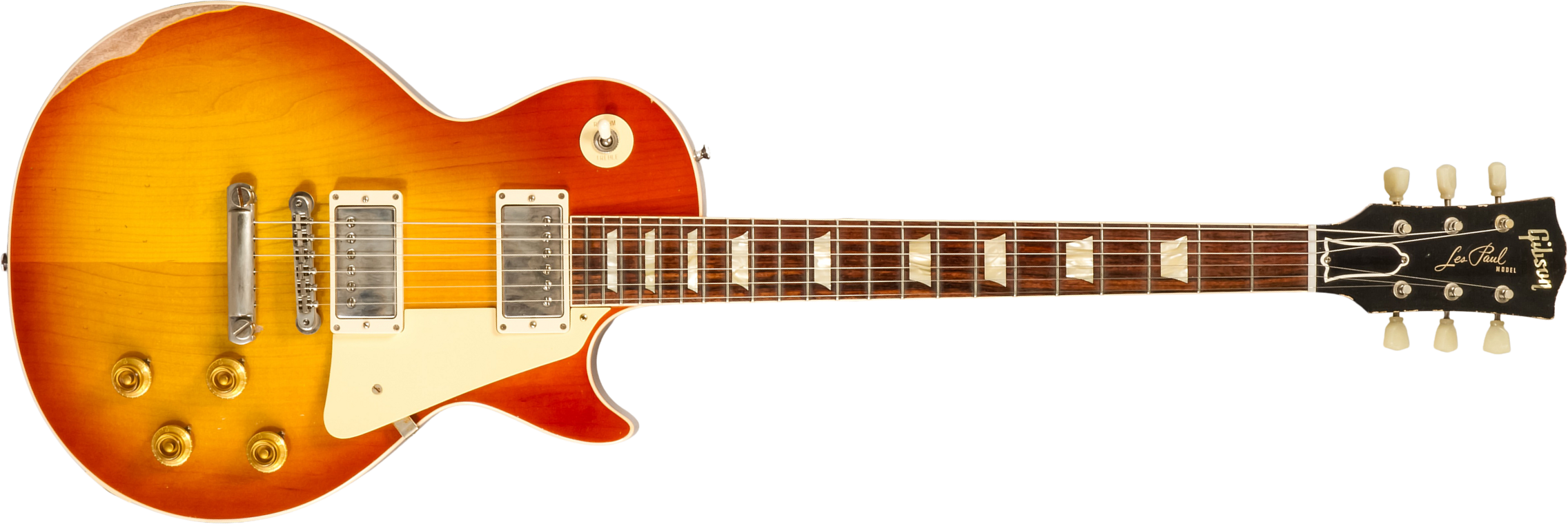 Gibson Custom Shop M2m Les Paul Standard 1958 2h Ht Rw #891404 - Heavy Aged '58 Burst - Single cut electric guitar - Main picture