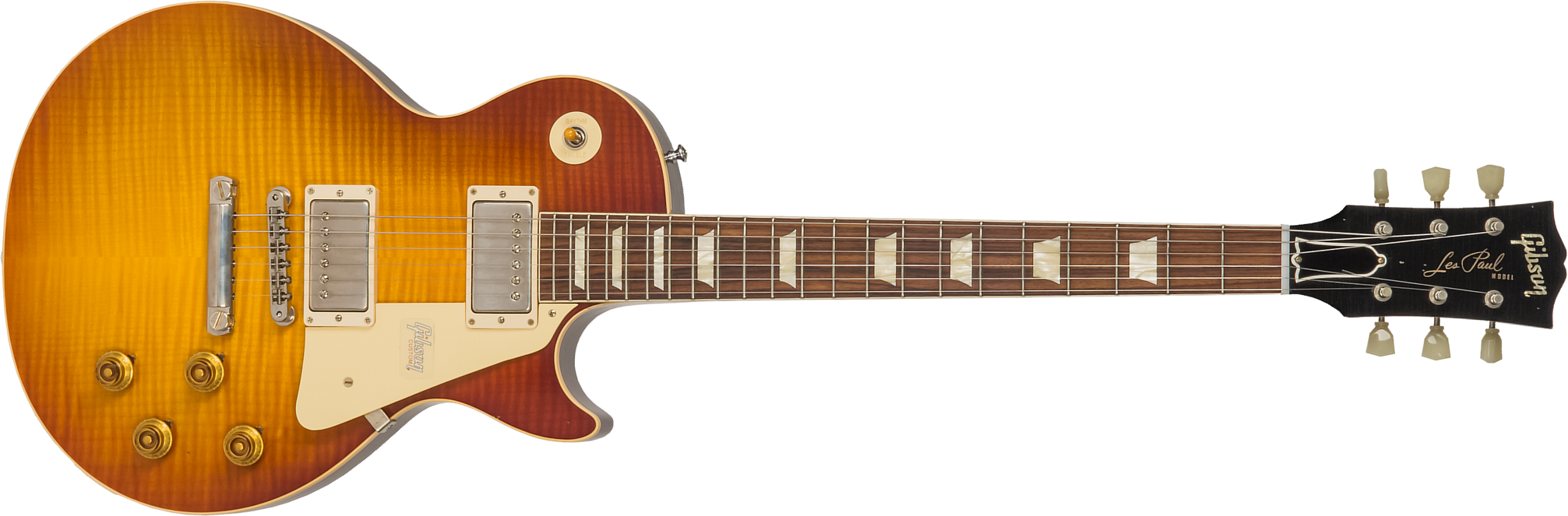 Gibson Custom Shop M2m Les Paul Standard 1958 2h Ht Rw #89886 - Aged Royal Teaburst - Single cut electric guitar - Main picture