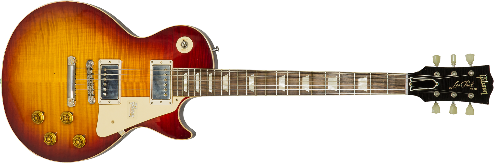 Gibson Custom Shop M2m Les Paul Standard 1958 2h Ht Rw #89889 - Aged Vintage Cherry Burst - Single cut electric guitar - Main picture